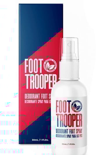 Foot Trooper spray bottle - Foot hygiene product review Mexico