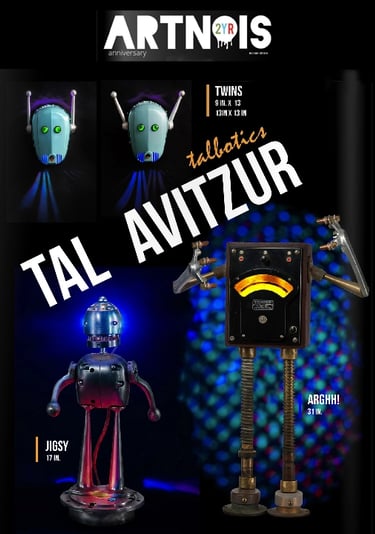 Artist Tal Avitzur featured in Artnois magazine.