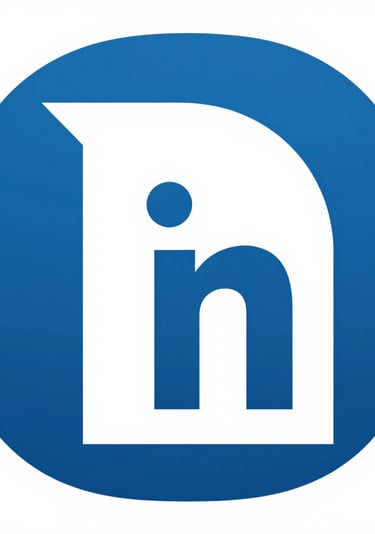 A sleek, modern social media button glowing softly