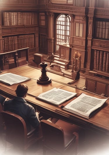 a man sitting at a table with books