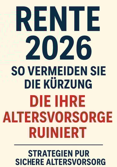 👉 Der erste konkrete Leitfaden zur neuen Rentenregel 2026