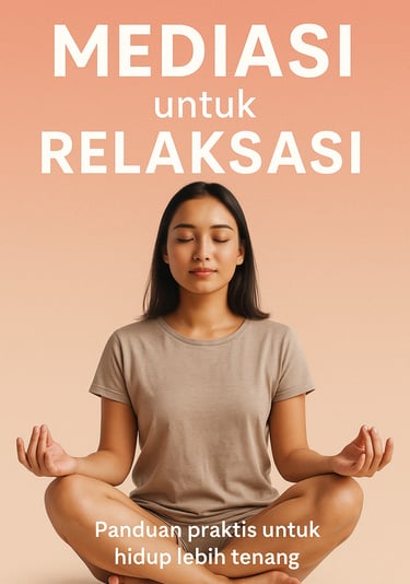 ebook meditasi indonesia, panduan mindfulness, latihan relaksasi, meditasi chakra, yoga harian, cara