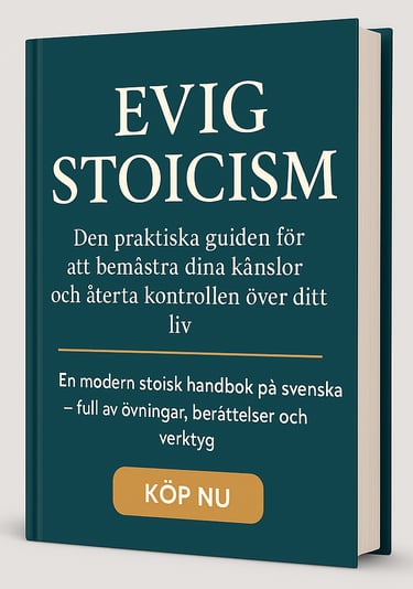 modern stoisk handbok på svenska – full av övningar, berättelser och verktyg för att stärka din inre