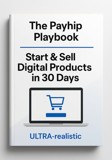 Launch & sell digital products worldwide in 30 days with The Payhip Playbook