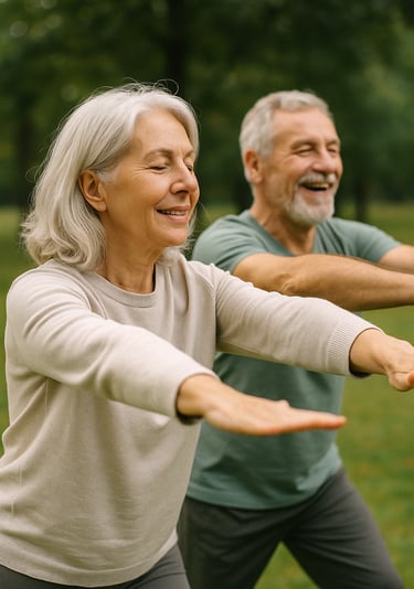 zdraví seniorů aktivní stárnutí wellbeing 60plus duševní pohoda výživa po 60 mindfulness životní rov