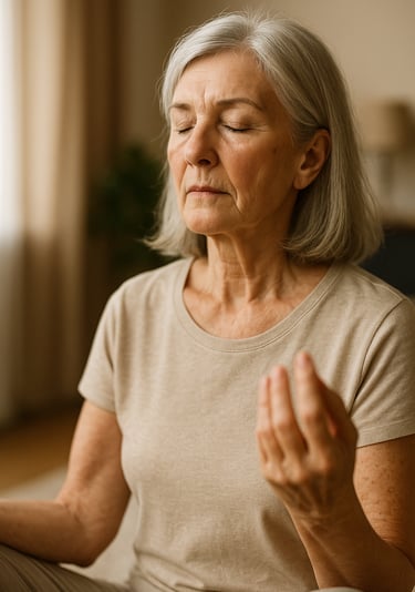 dechová cvičení zdravé stárnutí relaxace meditace stres po 60 duševní pohoda přirozené zdraví