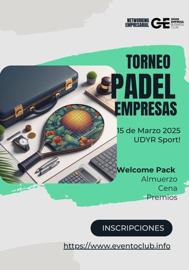 poster torneo de padel mallorca