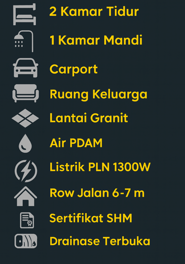 spesifikasi rumah maharupa village bandar setia