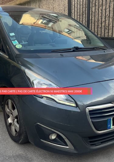 Voiture d’occasion Peugeot grise à vendre – Estimation rapide et garanties ExelAutos Vincennes