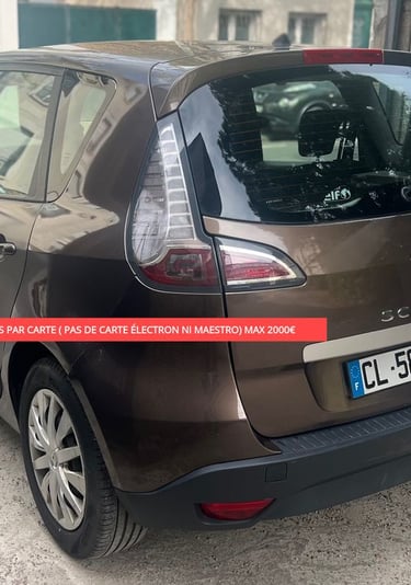 Voiture d’occasion Renault Scénic marron – vente véhicule occasion sans frais cachés ExelAutos Vince