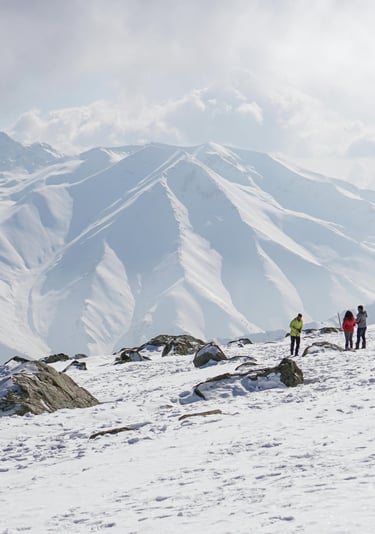 kashmir trip - snow mountains - joshua tours