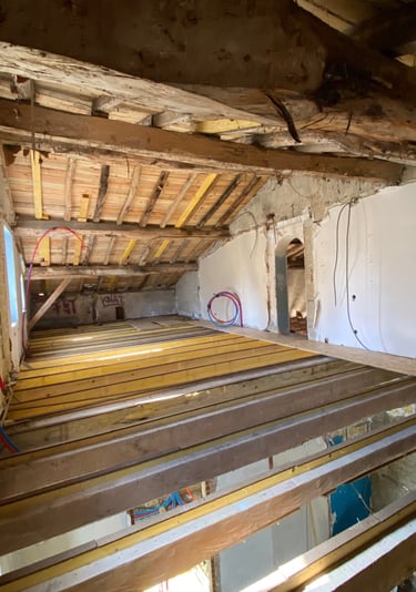 reprise d'un plancher