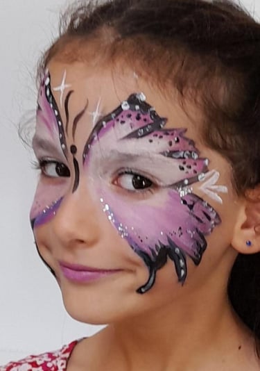 Maquillage fille papillon