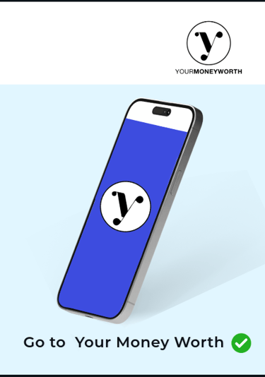 y in a circle graphic on on cell phone screen