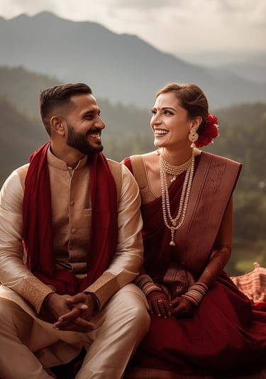Intimate wedding photography