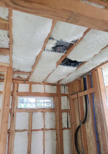 Insulation install new home