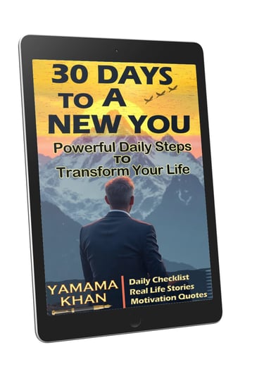 30 days to a new you motivational ebook by Yamama Khan
