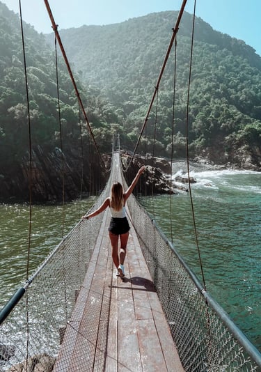 The bridge of Tsitsikamma national park