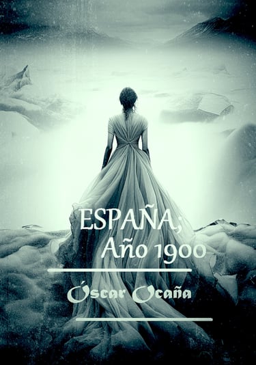 Portada del libro de textos teatrales "España; año 1900" de Óscar Ocaña Parrón