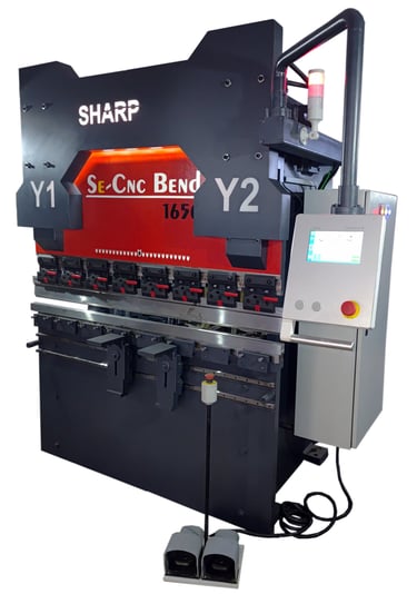 1600 x 50ton capacity cnc press brake machine