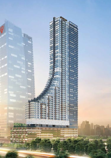 Khaya Residences Bangsar Facade next to TNB
