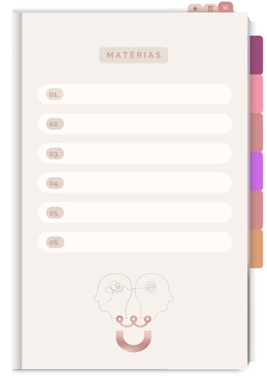 Menu Caderno Digital Miss psi