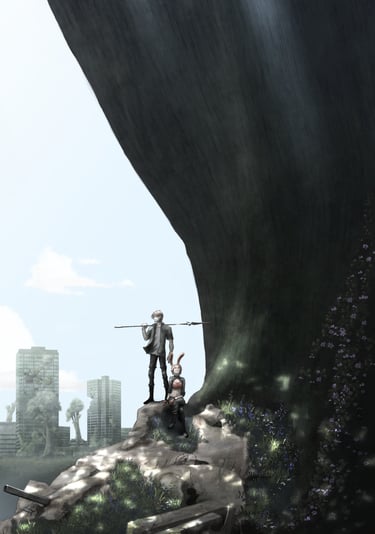 Concept art for a webtoon