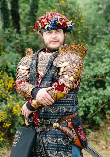 Costume sur mesure pour du GN inspiré de costume médiéval
