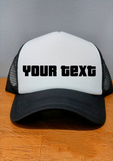 customizable trucker hat image