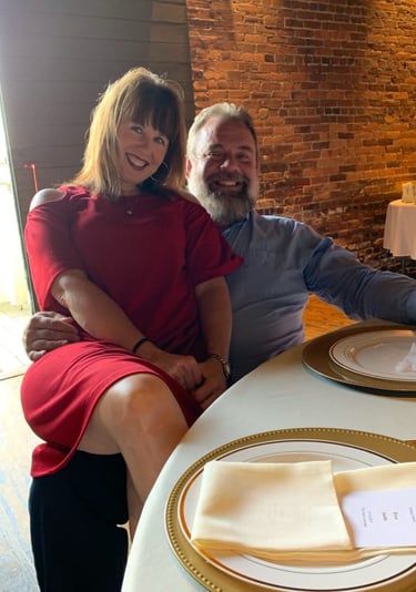 Alan Caldwell and his wife, Author, Husband, Father