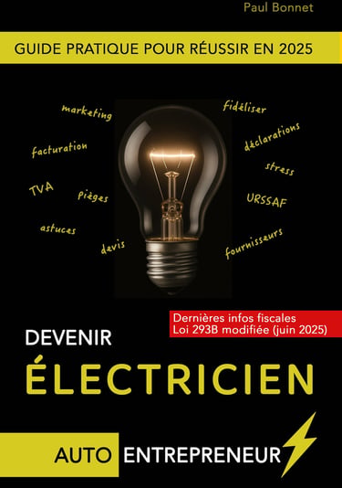 Livre devenir électricien auto-entrepreneur