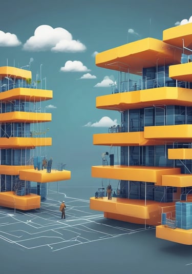 low-angle photography of blue glass walled building during daytime