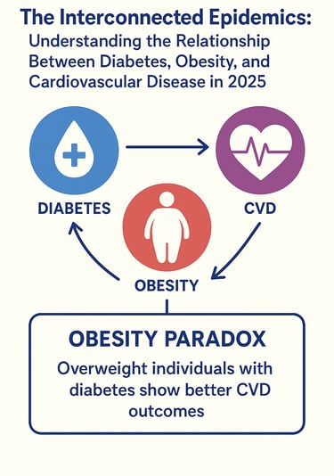 The Interconnected Epidemics: Understanding the Relationship Between Diabetes, Obesity, and Cardiova