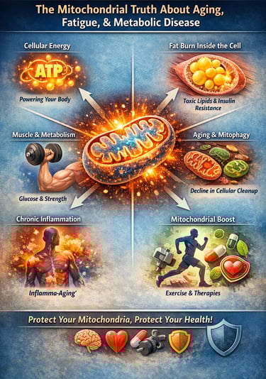 Discover how maintaining healthy mitochondria can slow sarcopenia, preserve muscle, and reduce age-r
