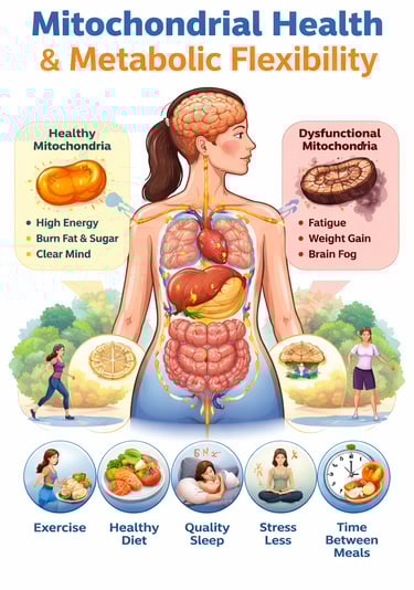 Mitochondrial Dysfunction: The Hidden Driver of Fatigue, Insulin Resistance, and Metabolic Disease