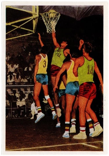 1964 Tokyo Olympic Basketball Games Cards