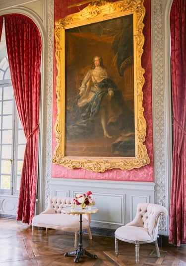 wonderful decoration at chateau de champlatreux
