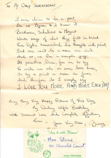 Benny's Letter to Vera 1948