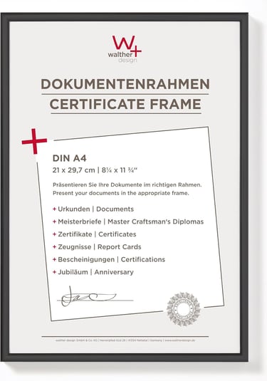 Image du cadre photo recommandé au format A4