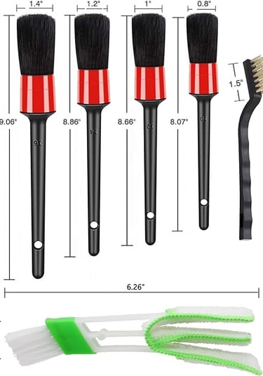 HMPLL Detailing Brush Set - Rosie Dazzlers Mobile Auto Detailing