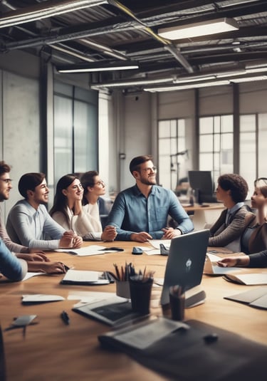 low-angle photography of blue glass walled building during daytime