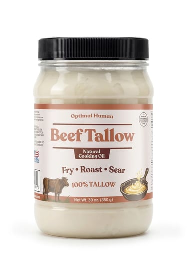 Optimal Human Beef Tallow Natural Cooking Oil