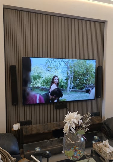 fluted panel installed image
