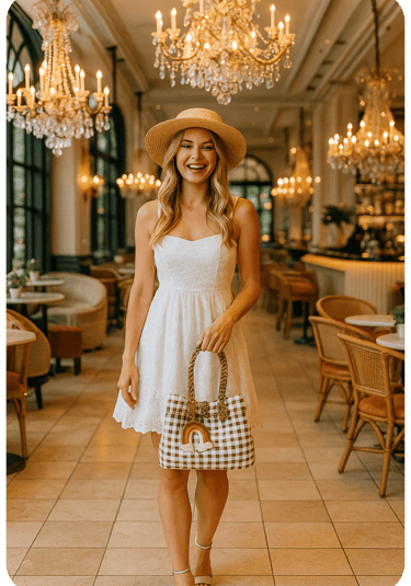 Eco-friendly handmade handwoven bag styled for sustainable fashion lifestyle