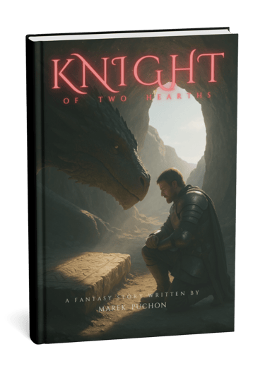 a book cover of a book with a man sitting on a rock