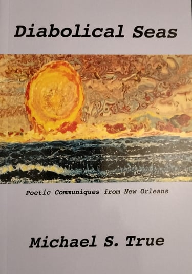 book cover "Diabolical Seas" - poetry