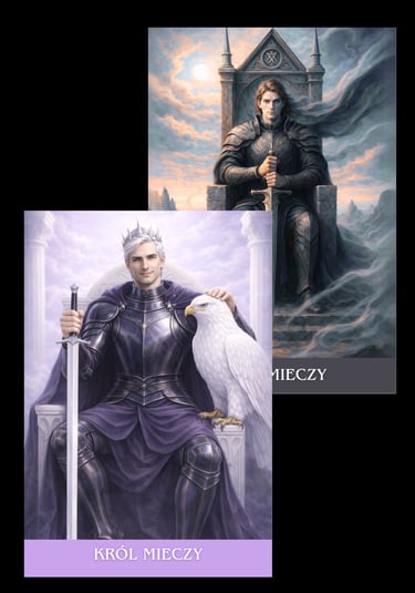krol mieczy karta tarota archetyp tarot podswiadomosci talia swiatla i cienia 