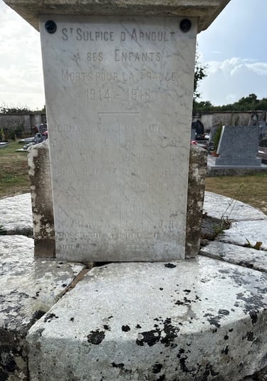 rechampissage monuments aux morts souvenir cimetière