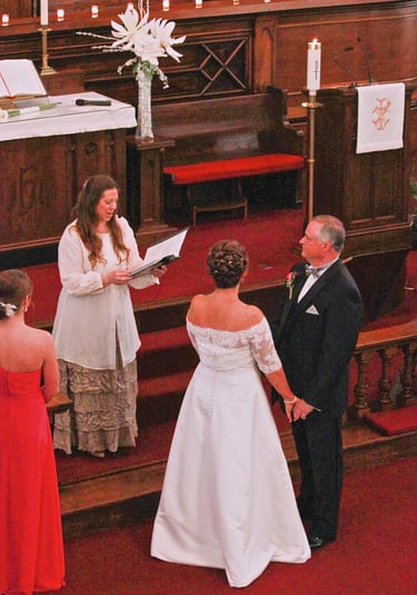 Spellbound Ceremonies formal church English wedding