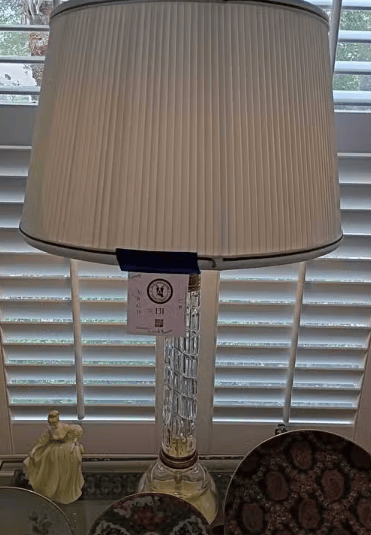 Marbro Lamp Co Crystal Brass Lamp The Peterson Exchange 